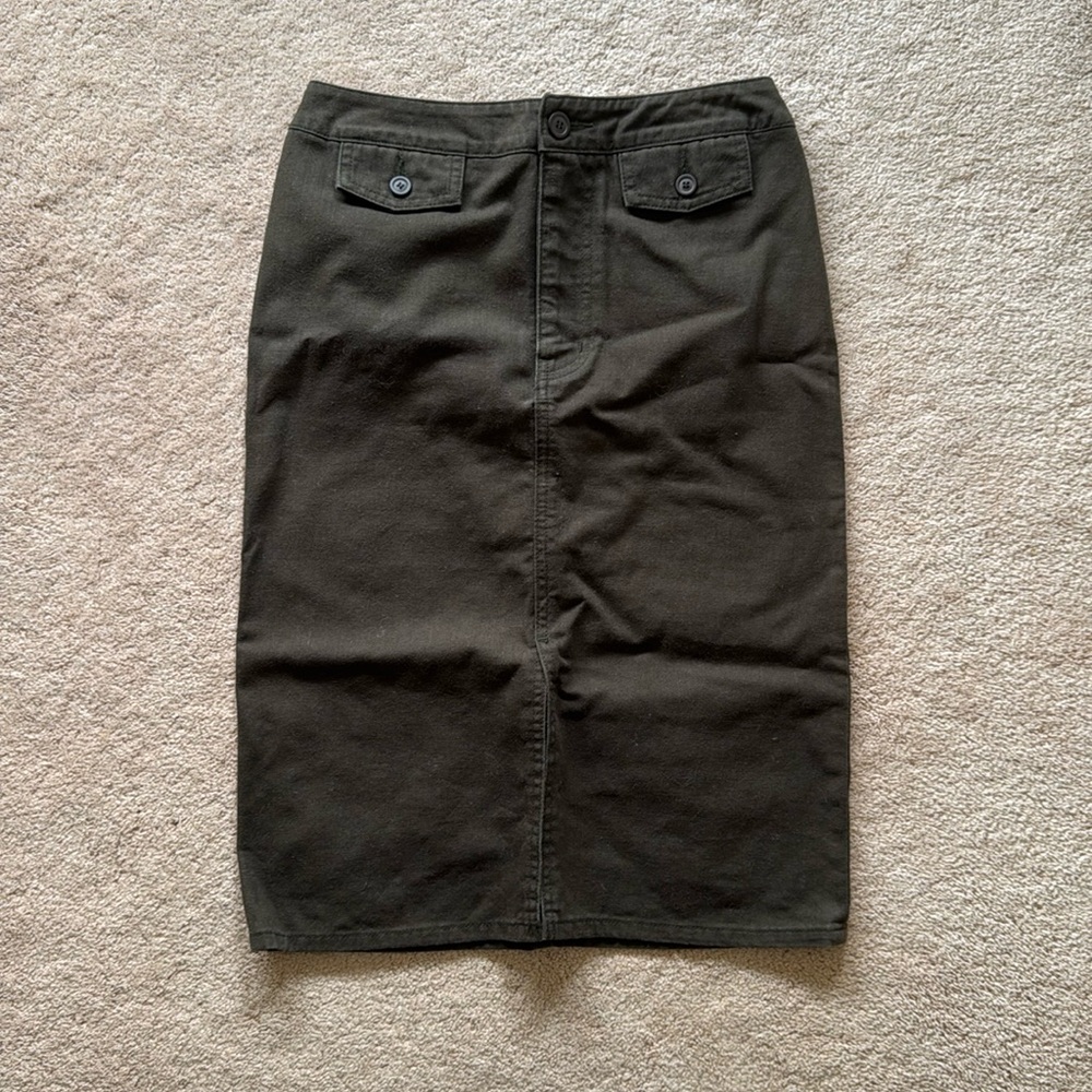 SPB khaki pencil skirt